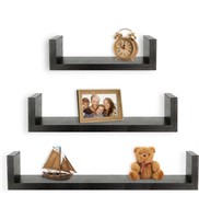 FLOATING SHELVES 16.5IN 13IN AND 9IN LONG 3PCS