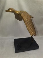 Bronze Flying Duck - 8"h x 8"w