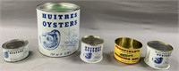 Collection of Oyster Tins