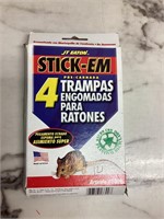 Sticky mouse traps