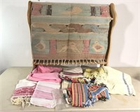 Lot of Southwest Tablecloths & Wall Hanging