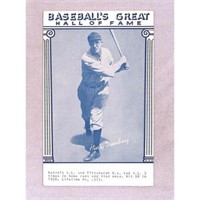 Hi Grade Baseball Hof Exhibit Hank Greenberg