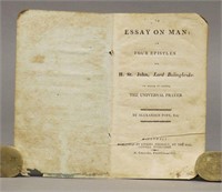 Early Maine Printing of Alexander Pope
