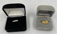 Costume jewelry rings 
Size 8 and 10