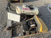 Sprayer, PTO shaft, Motor,Mower Seat