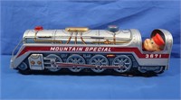 Vintage Mountain Metal Train w/Driver 3671