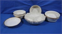 7 pcs USA Lenox-6 Small Bowls & Divider Dish