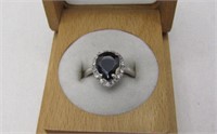 925 Sterling Silver Black Onyx Ring