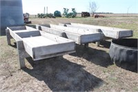 Wooden feed bunks (3)