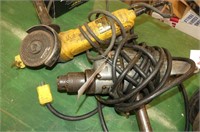 Dewalt Angle Grinder and 1/2in Drive Elec. Drill