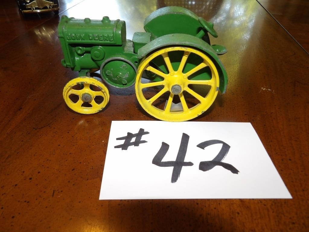 John Deere die cast toy tractor