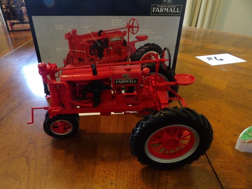Farmall F-20 die cast toy tractor