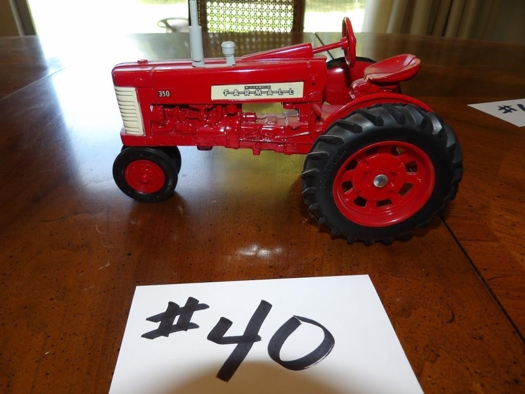 Farmall 350 die cast toy tractor