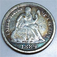 1889 Seated Liberty Dime High Grade