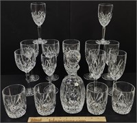 Waterford Cut Crystal Glass Stemware & Tumblers