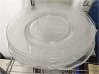 FROSTED GLASS PLATTERS