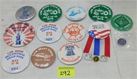 Variety of Buttons & Pins