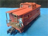 AM. FLYER #977 w/CONDUCTOR, Lighted Caboose