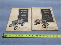 2- Allis Chalmers Wheel Tractor Manuals