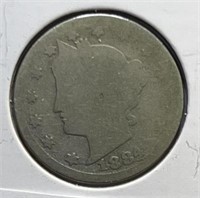 1884  Liberty V Nickel