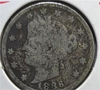 1886 Liberty V  Nickel