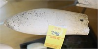 ANTIQUE SPERM WHALE TOOTH IVORY SCRIMSHAW 7"