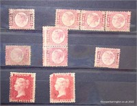 GB  Collection of Unused 1/2d /1d Plates SG 48/43