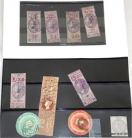 GB  Queen Victoria Revenue Foreign Bill Stamps