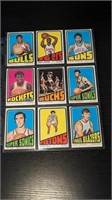 9 1972 73 Topps Basketball Cards A
