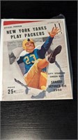 1950 Green Bay Packers NHF Football Program