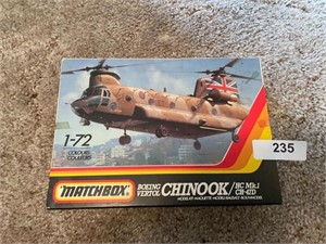 Matchbox Chinook Helicopter Model