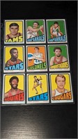 9 1972 73 Topps Basketball Cards D