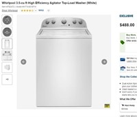FM8064 Whirlpool 3.5-cu ft Top-Load Washer