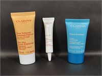 Clarins Paris Moisturizer, Exfoliator, & Sunscreen