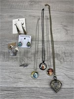 ASSORTED COSTUME JEWELRY NECKLACES EARRINGS