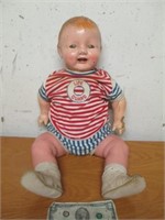 Antique Baby Doll w/ Sleeping Eyes & Life Guard