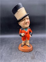 Vtg 70's W.C. Fields Solid Plaster Statue