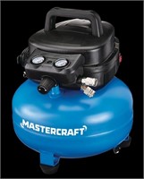 New Mastercraft 6 Gallon Flat Tank Oil-Free Portab