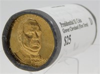 Roll of (25) 2012-P Grover Cleveland (First Term)