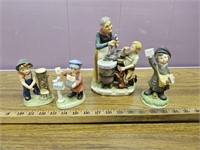 (4) Vintage Figurines- Including Royal Crown