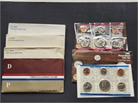 Various Dates Uncirculated Mint Sets (5) 1978-1985