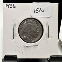 1936 BUFFALO NICKEL