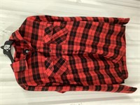 Size large men check shirt