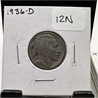 1936-D BUFFALO NICKEL