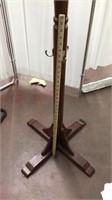 Wooden Coat Rack approx 72" tall