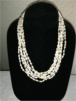 14k Pearls w/ Gold Beads Necklace