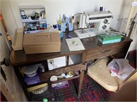 Kenmore sewing machine with table and all you see