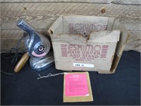 ESKIMO HAIR DRYER IN BOX  VINTAGE 50'S