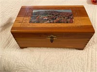 Vintage Jewelry Box and Contents