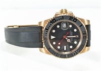 Gold-Plated Rolex Yacht-Master Inspired Watch